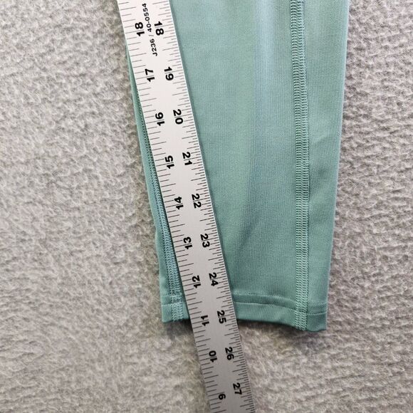 Gymshark Leggings Womens Small Green 7/8 Length Pockets Training Circuit Gym - Picture 11 of 13